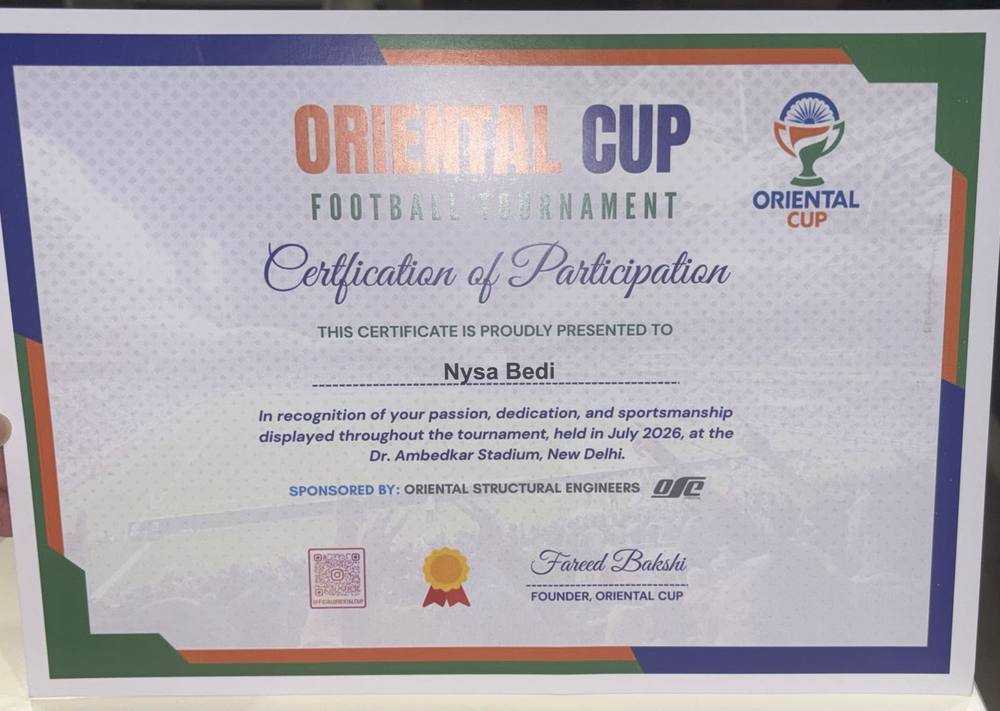Oriental Cup Football Tournament